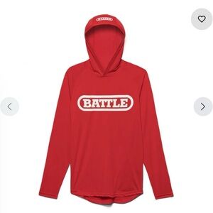 Battle sports Red Hoodie for Men Medium NWT